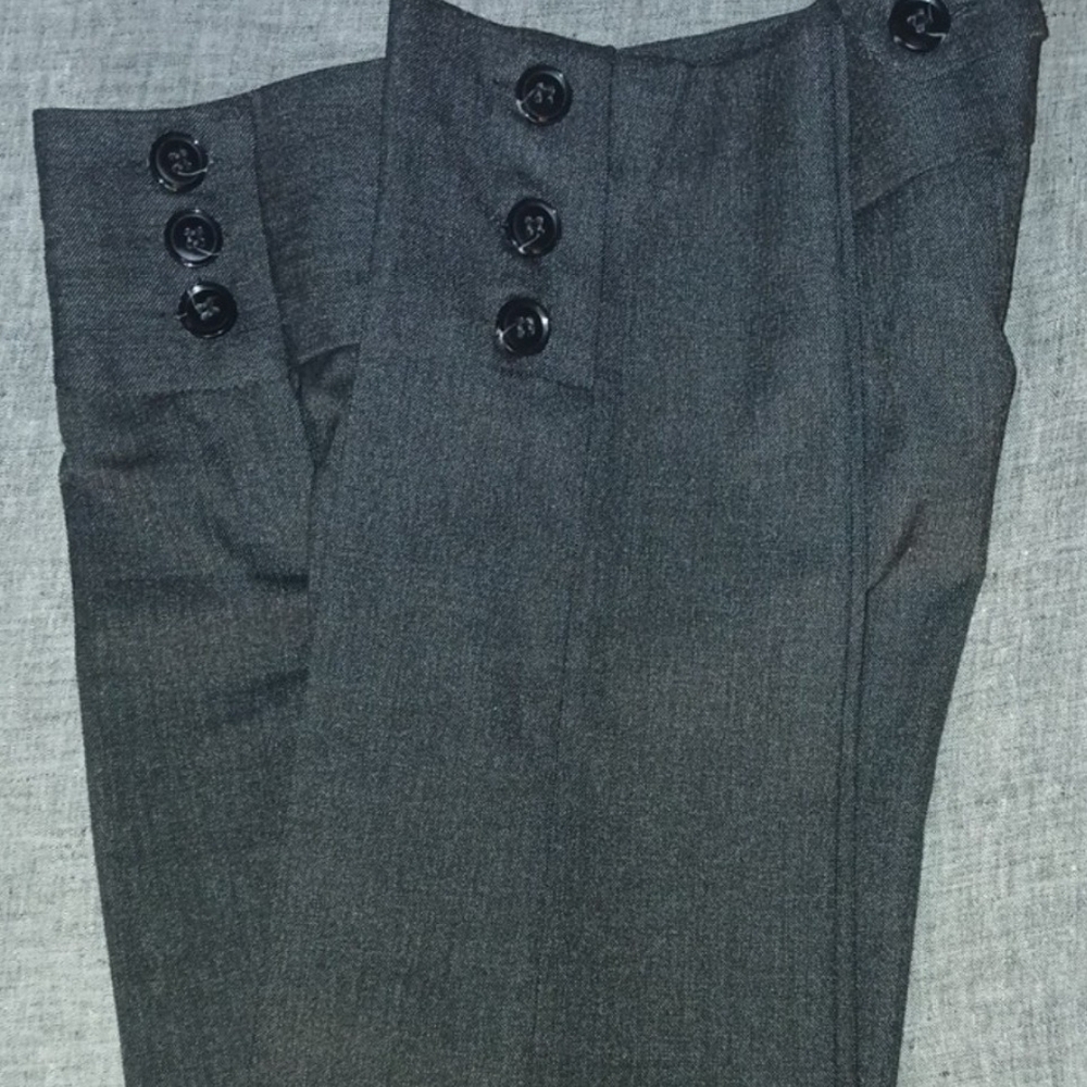 Zara Gray Dress Pants with Tailored Fit